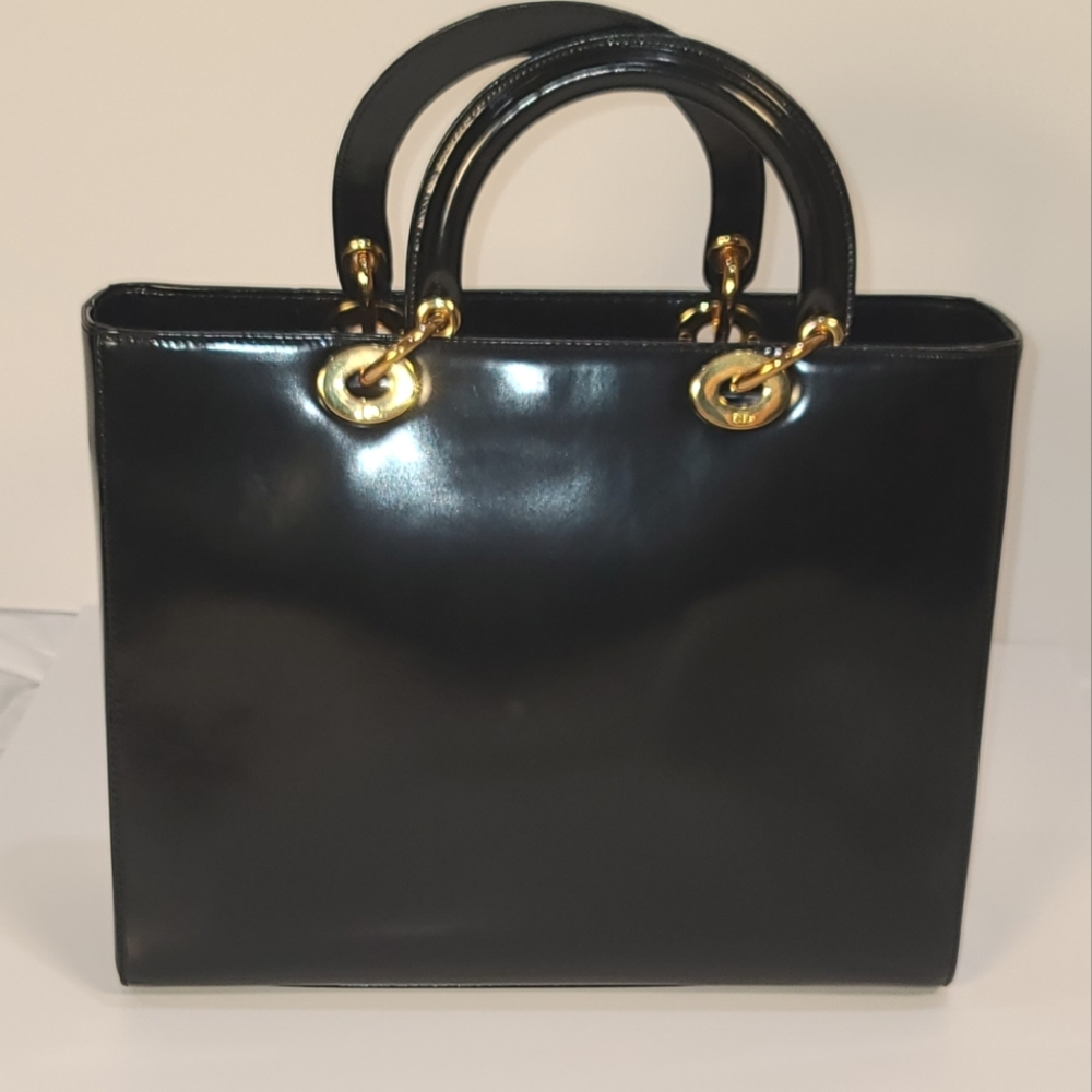 Dior large smooth leather Lady Dior
